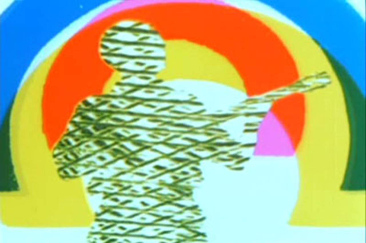 Len Lye, Rainbow Dance, 1936, 5’, 35 mm, Videostill © Courtesy of the Len Lye Foundation and the British Postal Museum and Archive