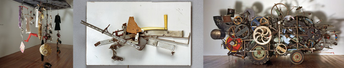 #1: JEAN TINGUELY, Ballet des Pauvres, 1961, Museum Tinguely, Basel. #2: JEAN TINGUELY, Ecrevisse, 1962, Museum Tinguely, Basel. #3: JEAN TINGUELY, Klamauk, 1979, Museum Tinguely, Basel, Donation Niki de Saint Phalle. Fotos Christian Baur #1: JEAN TINGUELY, Ballet des Pauvres, 1961, Museum Tinguely, Basel. #2: JEAN TINGUELY, Ecrevisse, 1962, Museum Tinguely, Basel. #3: JEAN TINGUELY, Klamauk, 1979, Museum Tinguely, Basel, Donation Niki de Saint Phalle. Fotos Christian Baur